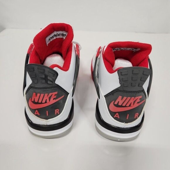 Nike Jordan Air Jordan 4 Retro "Fire Red" sneakers - Size 8.5 - Picture 4 of 7
